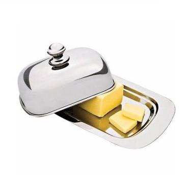 Imagem de Mantegueira De Inox Retangular Com Tampa - Lojas Carisma