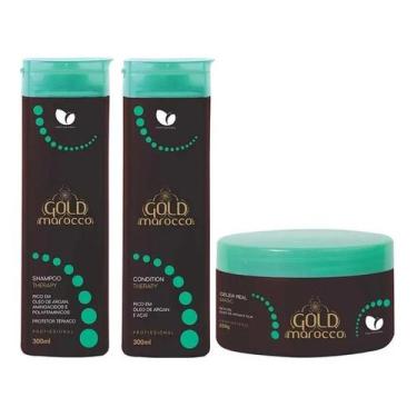 Imagem de Kit Therapy Hair Hidratação Profunda 3 Passos Brazilian Liss - Manga R