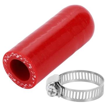 Imagem de ACROPIX Tampa de extremidade de mangueira de borracha de silicone de poliéster de 4 camadas ID 16 mm ID para válvula de desvio de líquido de arrefecimento turbo a vácuo 5,4 mm 60 mm vermelho
