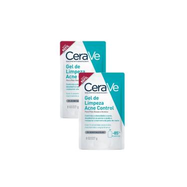 Imagem de Kit 2 CeraVe Gel de Limpeza Acne Control Refil 227g