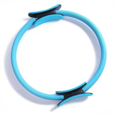 Imagem de Anel de Pilates Profissional, Círculo de Yoga em Espuma EVA, Azul, Tonificador Muscular para Exercícios de Pilates, Fitness e Fisioterapia, Resistente e Flexível
