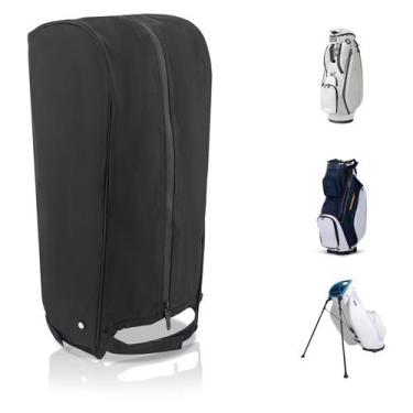 Imagem de Capa de chuva para bolsa de golfe SEJGGKQ Waterproof 900D Oxford Black