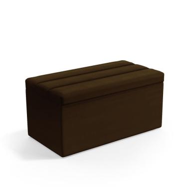 Imagem de Calçadeira Baú Ursa Para Cama de Solteiro 90cm no Tecido Courino - Agilidade e Elegância Aradecor