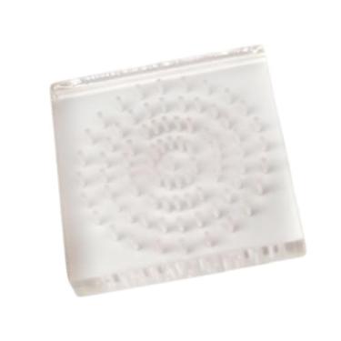 Imagem de oshhni Tábua de secagem para bonecas de acrílica, placa de cerâmica, acessório prático portátil feito à mão, suporte para exibição de figuras de, Redondo