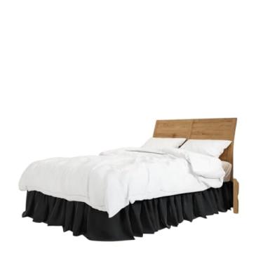 Imagem de Saia Para Cama Box Tamanho Universal (Casal, Queen e King) (PRETO)