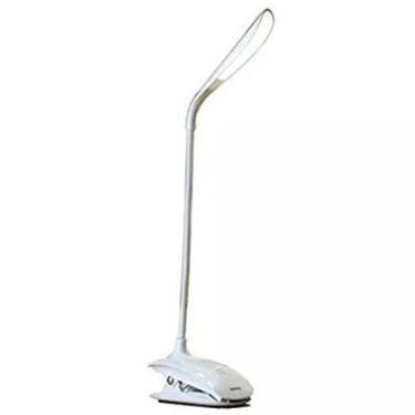 Imagem de Luminária De Mesa Abajur Led Touch Luminária De Mesa Usb Clip Compacta Garra