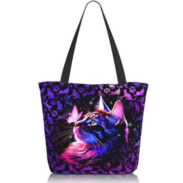 Imagem de Sacola Bíblica Feminina Cristã Bolsa de Ombro Igreja Inspiradora com Zíper Versículo da Bíblia Presentes, Cat02