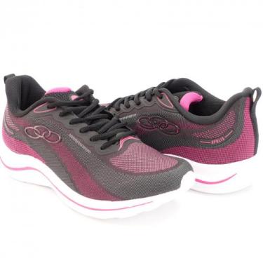 Imagem de Tenis Fem Olympikus Apolis, Preto, Pink, 39