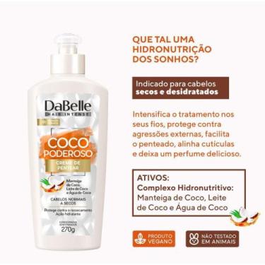 Imagem de Creme de Pentear Coco Poderoso DaBelle Hair 270g - Não Disponível