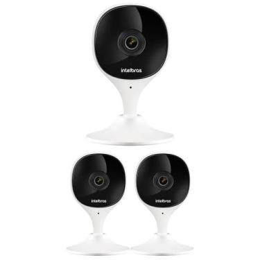 Imagem de Kit 3 Câmeras Wi-Fi Inteligente Com Alarme e Armazenamento em Nuvem iM