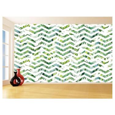 Imagem de Papel De Parede 3D Sala Chevron Zig Zag Listras 3,5M Zig94 - Você Deco
