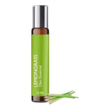 Imagem de Óleo Essencial Lemongrass 10Ml Roll On - Puro E Natural - Essencia Bra