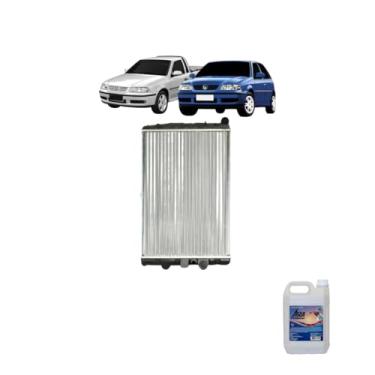 Imagem de Kit Radiador VW Gol Parati 1.0/1.6/2.0 95/08 com Água Desmineralizada 5 L