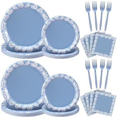 Imagem de AmazingSpark 96 peças Cielito Lindo decoração de festa Platos de Barro Mexicanos Fiesta pratos de papel guardanapos mexicanos garfos conjunto de utensílios de mesa capina suprimentos de chá de bebê de