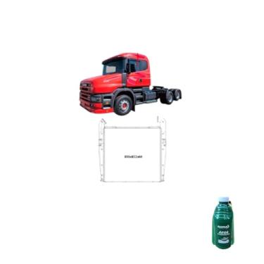 Imagem de Kit Radiador Interc Scania 114/124 Série 4 98/00 + Aditivo Paraflu Verde 5 + Água Desmineralizada 1LT