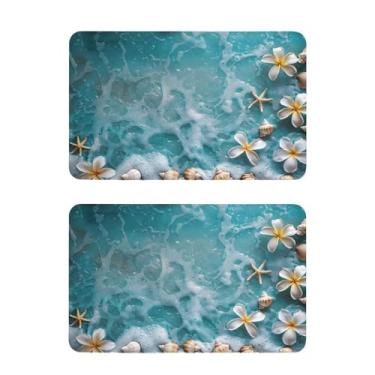 Imagem de Blueangle Conjunto de 2 ímãs de geladeira estrela-do-mar e coral - Ímãs decorativos engraçados de geladeira de cozinha - Seguro para lava-louças e decoração magnética durável (529)