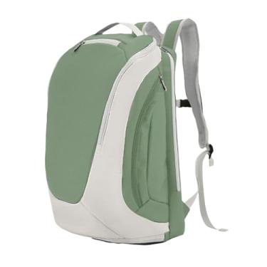 Imagem de menolana Mochila de badminton, bolsa para raquete de tênis, bolsa esportiva para atividades ao ar livre, mulheres, homens, bolsa grande para raquete, bolsa de, Verde Branco