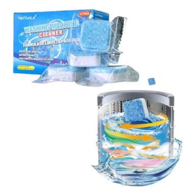 Imagem de Pastilhas Limpa Máquina Lavar Roupa e Louça  12 Unidades - PASTILHAS L