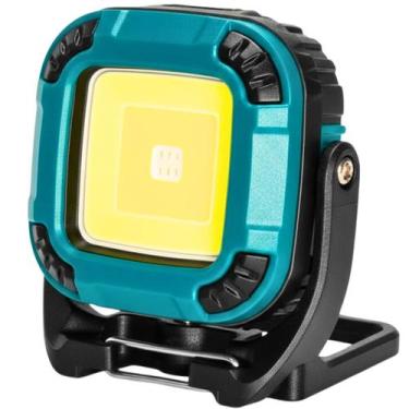 Imagem de Lanterna Luz de Trabalho LED COB Recarregável Portátil com Ímã e Ganch