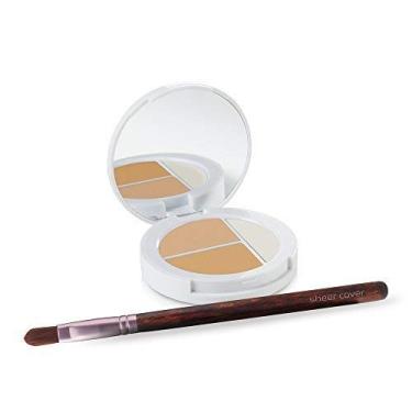 Imagem de Sheer Cover Studio – Trio De Iluminadores Conceal And Brighten – Corretivos De Dois Tons – Iluminador Cintilante – Tom Claro/Médio – Com Pincel De Corretivo Grátis – 3 Gramas