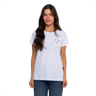 Imagem de Camiseta Baby Look Oficial Cruzeiro Classic Algodão-Feminino