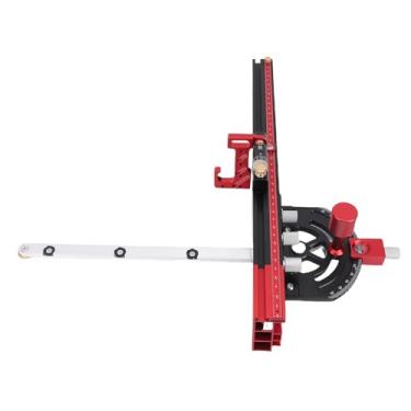 Imagem de GOTOTOP Guia de Esquadria para Serra de Mesa, 13 Paradas de ângulo Positivo Extensível Cerca de 36 Polegadas Bloco de Apoio Ajustável Fino para Serra de Fita Mesa de Roteador Cortes