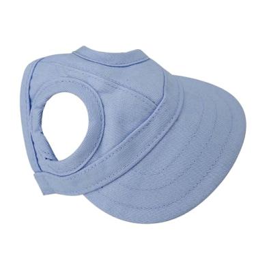 Imagem de Generic Chapéu de Beisebol para Animais de Estimação, Proteção UV, Orelhas Descobertas, para Viagens de Verão, Esporte, Material de Lona Respirável (L)
