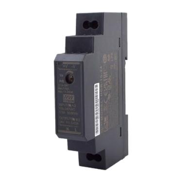 Imagem de Mean Well 15W Transformador Trilho Din Ultra Fino Step Shape 120v Para 12v Equipamento De RáDio Amador Fonte De AlimentaçãO Cc De TensãO VariáVel 24V 0.63A (HDR-15-24 24V/0.6A/15W/Ultra Slim Supply)