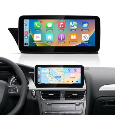 Imagem de Tela sensível ao toque Linux Android para Audi A4 de 2009 a 2016 Symphoney Concert integrado sem fio CarPlay Android Auto Radio Retain Sistema Linux estéreo original