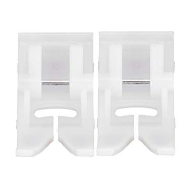 Imagem de CUOFYUNL 2 unidades de pé antiaderente para máquina de costura doméstica FEIYUE // Singer/Butterfly/Acme