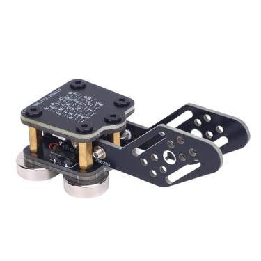 Imagem de Fafeicy Chaveiro CW, Chave Automática de Código Morse Com Remo Duplo Com Corpo de Aço Inoxidável, Base de 4 ímãs Nd, Interface Universal de Conector de Som Tipo C de 3,5 Mm para