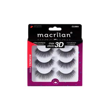 Imagem de Cílios Postiços Fios Longos E Cruzados Macrilan