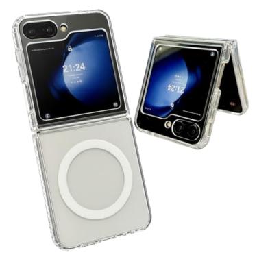 Imagem de Capa Case Protetora Compatível Samnsung Galaxy Z Flip 5 Transparente Magnética Anti Shock Impacto Premium