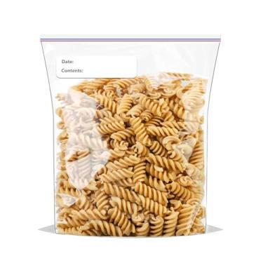 Imagem de Sacos plásticos grandes com zíper na parte superior, 33 x 38 cm, 2 mil de espessura, pacote com 25, bolsas de armazenamento para roupas, viagens, mudança, reutilizável, resistente, livre de BPA