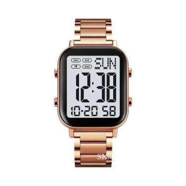 Imagem de Relógio Digital Masculino À Prova D'Água Em Aço Inoxidável SKMEI 2259 