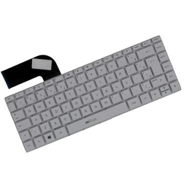Imagem de Teclado mBook para Hp Pavilion 14-v067br Abnt2 Com Ç Branco