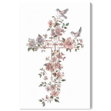 Imagem de Living Cross II Impressão em tela Jesus Wall Art por Art Remedy, Gallery Wrapped, 16 x 24