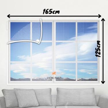 Imagem de Tela Mosquiteira Mosquito Para Janela Diversos Tamanhos Removivel Pernilongo(125x165cm)