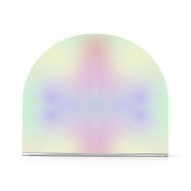 Imagem de Porta-guardanapos gradiente arco-íris pastel, pacote com 2, porta-guardanapos para banheiro, porta-guardanapos em pé