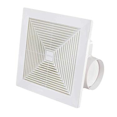 Imagem de MOLVUS Ventilador de ventilação Ventilador de parede ou teto para banheiro e casa, exaustor de banheiro silencioso luz noturna branca (tamanho: 34 * 34cm) yubin1993 (tamanho: 24,6 * 24,6 cm)