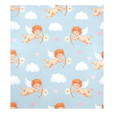 Imagem de Blueangle Capa de ímã de lava-louças de cupidos de querubim divertido, decoração da capa frontal da máquina de lavar louça, adesivos de eletrodomésticos, adesivos de eletrodomésticos, 58 cm C x 66 cm