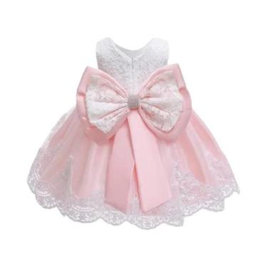 Imagem de Vestido De Natal Branco Para Meninas, Elegante Vestido De Dama De Honr