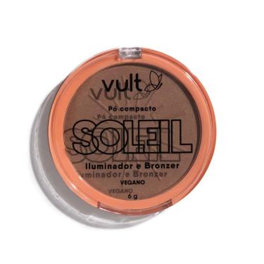 Imagem de Pó Compacto Iluminador e Bronzer Soleil 6g - Vult