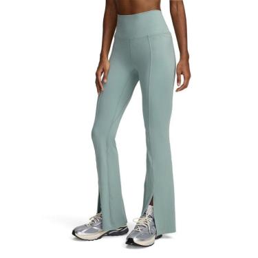 Imagem de Calça Flare de Treino Under Armour Meridian Kick Feminina PP Verde-Feminino