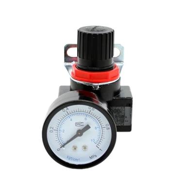 Imagem de 1 peça BR3000 G3/8 polegadas regulador de pressão, mini controle de alívio de pressão de ar, regulador de compressor, dispositivo de processamento com instrumento (BR3000)