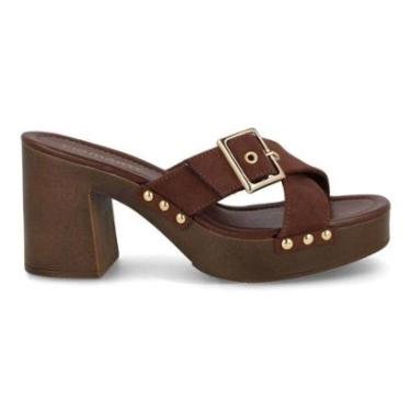 Imagem de Tamanco Via Marte Tiras Cruzadas Feminino-Feminino