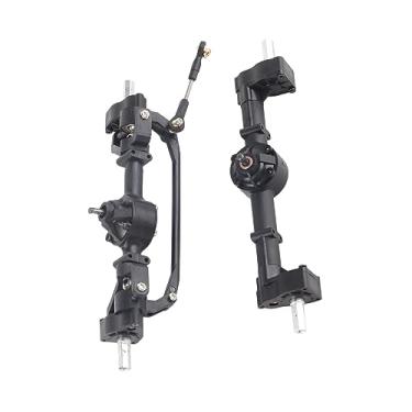 Imagem de aqxreight Caixa de Engrenagens do Eixo Traseiro Dianteiro de Metal para WPL C14 C24 C34 C44 B14 B24 1/16 RC Peças de Atualização de Carro C34 Com Parafusos C14 Fabricados Carro FY para WPL RC