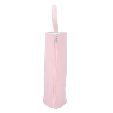 Imagem de Ymiko Bolsa para Ondulação de Cabelo, Bolsa Térmica para Viagem, para Armazenamento de Ferramentas de Estilo Em Casa ou Em Trânsito, Com Forro Resistente Ao Calor e Laço Pendurado (PINK)