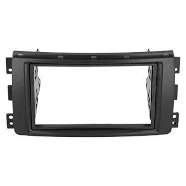 Imagem de KIMISS Guarnição Estéreo da Fáscia do Rádio do Carro 2din para o Ajuste para Smart Fortwo 2007-2010, Substituição Painel Traço Cd Com Navegação e & Moldura Estéreo