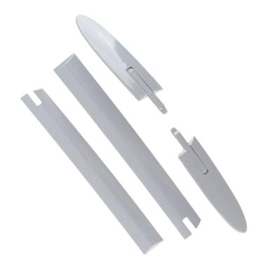 Imagem de Cryfokt Conjunto de Tampa de Dobradiça Superior Conversível Precisa, Construção Robusta para E93 335i M3 M4 F83, Moldagem de Acabamento de Telhado 4PCS para Conversível de 3 Séries, Material ABS